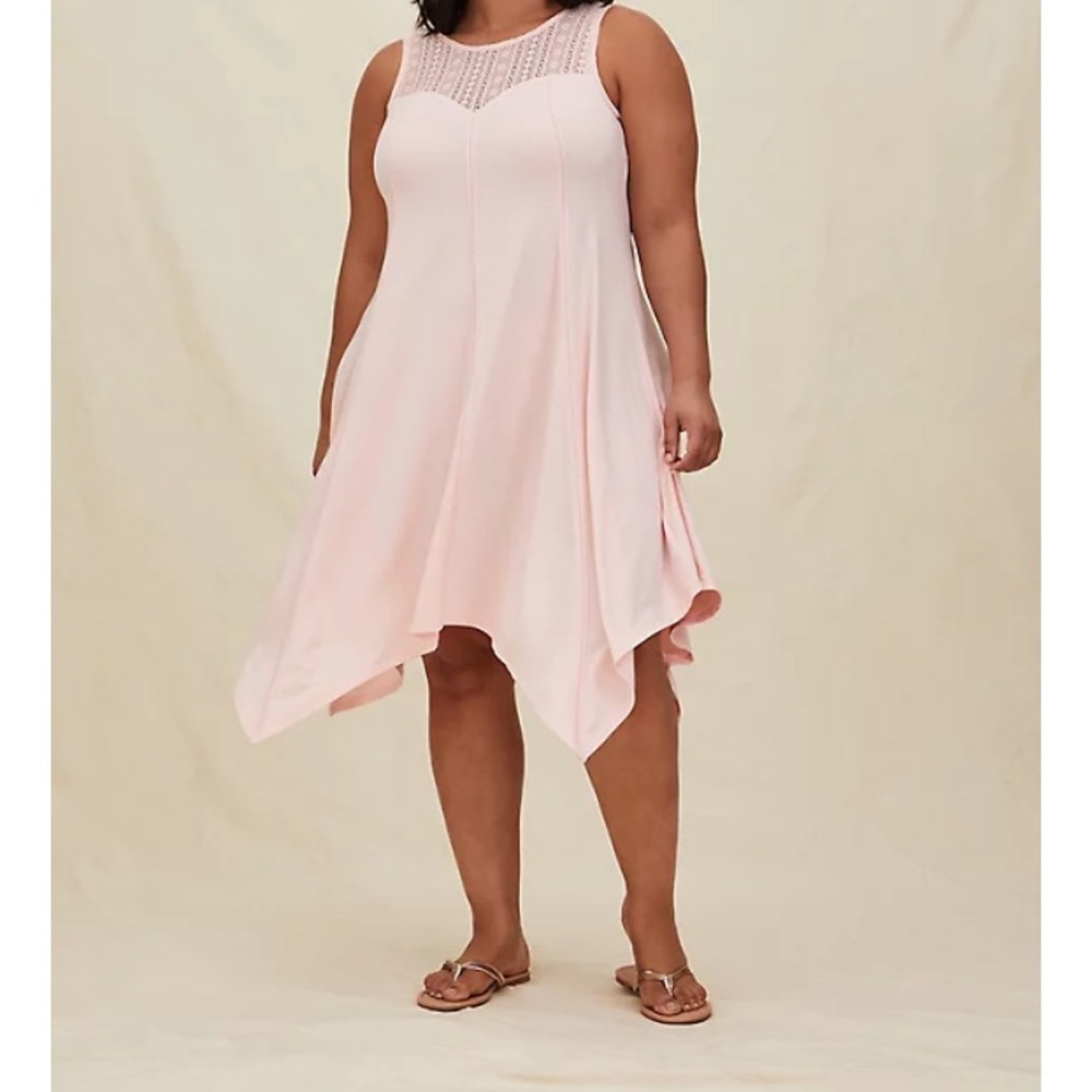 Torrid Hankerchief MIDI Dress